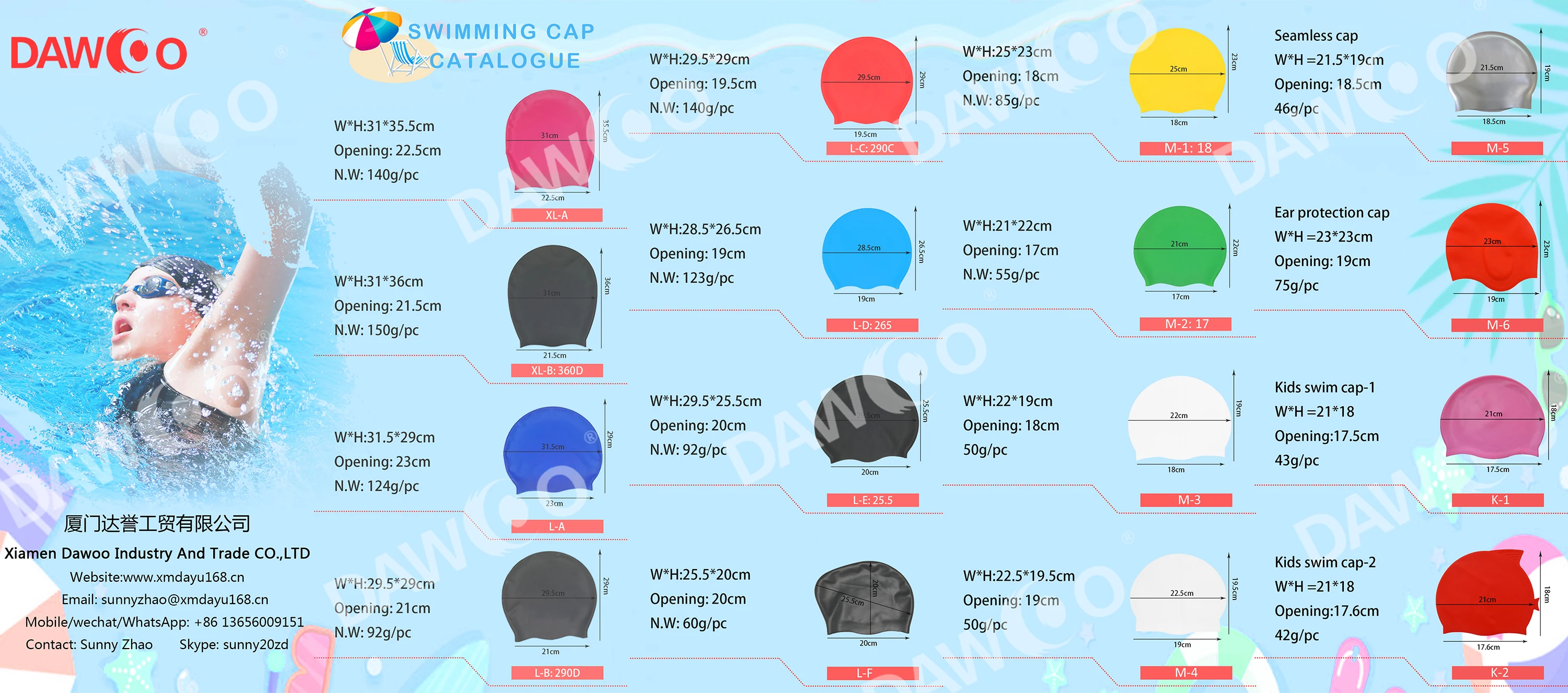 Promotional waterproof 100% Silicone Custom Swim Cap For Swimming Race