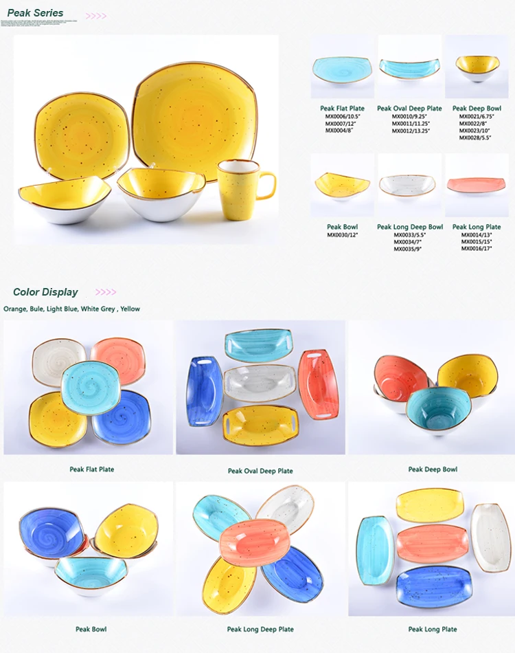 Wholesale Restaurant Banquet Hall Rustic Ceramic Dinner Set, Special Design Porcelain Hotel Custom Dinnerware