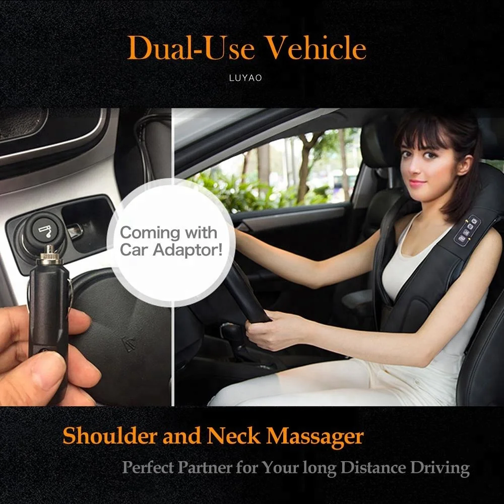 Best sellers roller deep shiatsu shoulder neck massage machine with heat