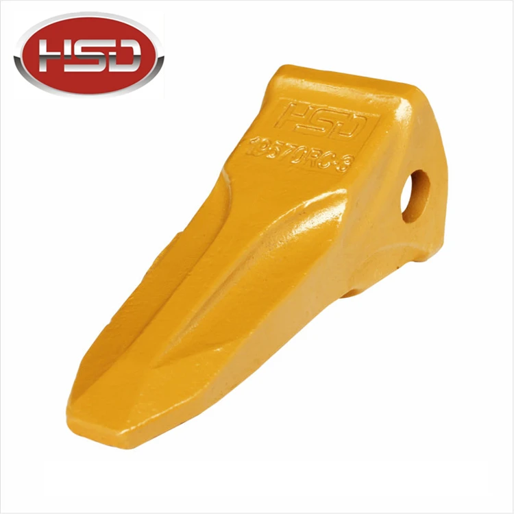 PC200 excavator bucket sharp rock teeth 19570rc with double reinforced pointed tooth