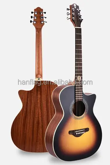 good quality OEM laminated acoustic wood guitar for students China guitar
