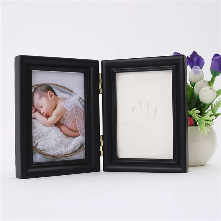 Clay Baby Footprint & Handprint Picture Frame Kit Baby shower gifts for new mothers
