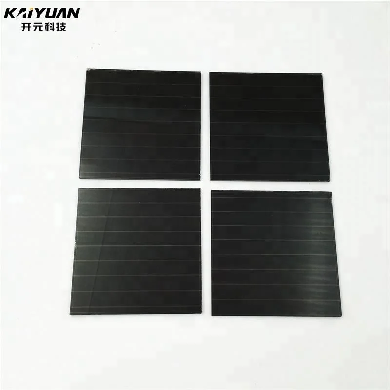 New amorphous silicon indoor solar panel for calculators