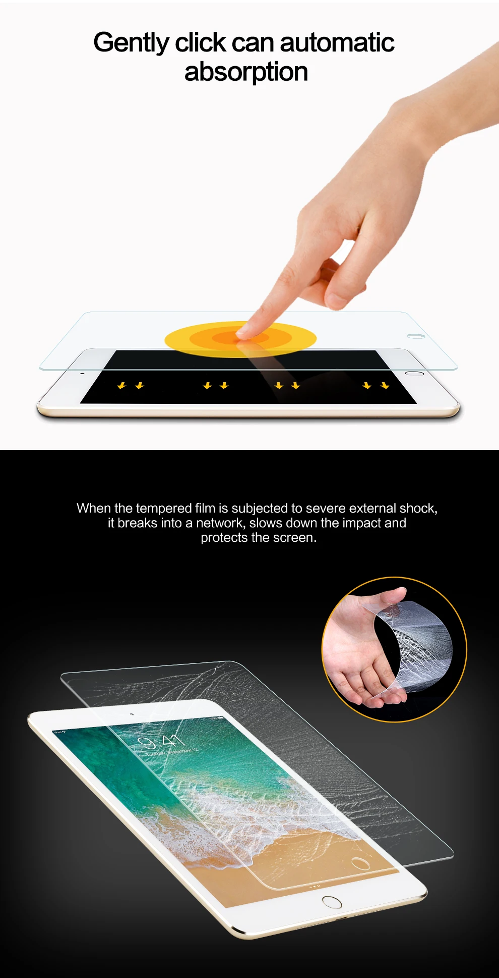 Promotional screen protector for computer monitor for iphone die cutting machine