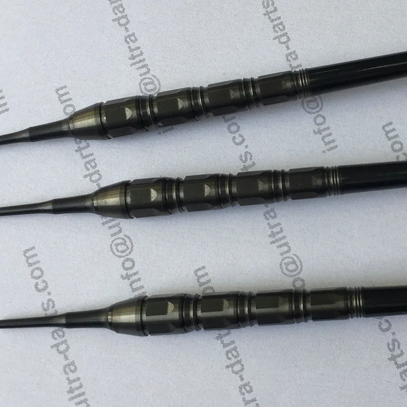 
 Вольфрамовые бочки для Дартс с черным покрытием PVD 90%, бочки для Дартс с мягким наконечником 20,0 г  