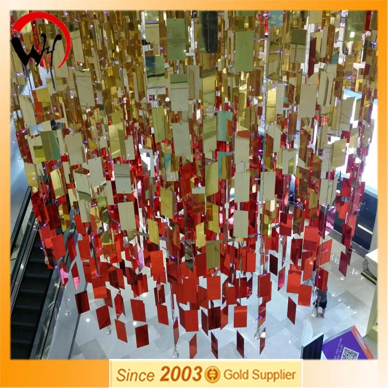 Gold and silver shimmer discs strands sequin curtain