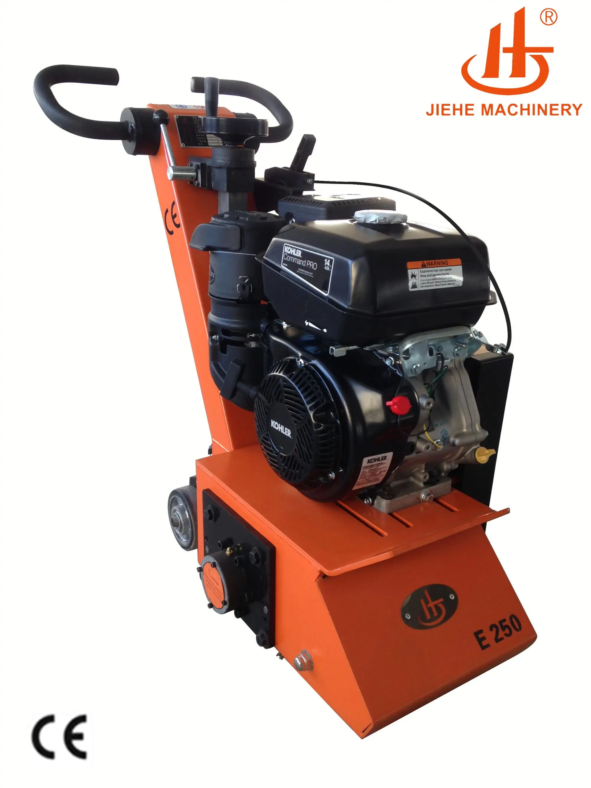 road construction floor scraper concrete road milling machine with 14HP KOHLER engine with CE JHE250