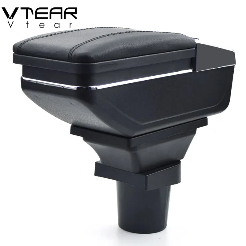 Vtear For Toyota Hiace X30 X30L armrest central Store content storage box interior arm rest car-styling decoration Accessories