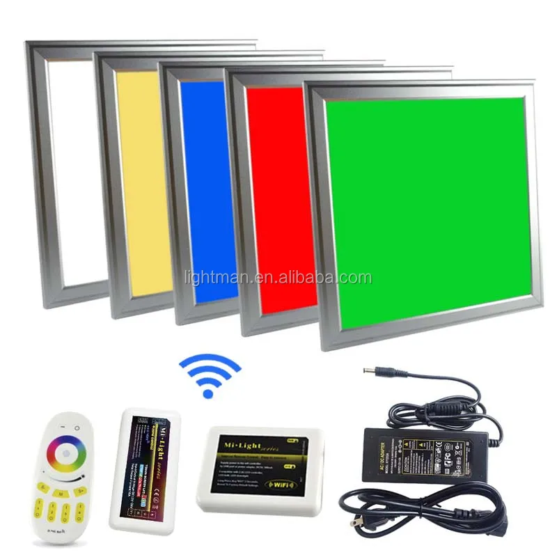 
dmx decoder wall panel lighting 18w 30x30 298*298 295*295 24v rgb 300x300 led panel light 