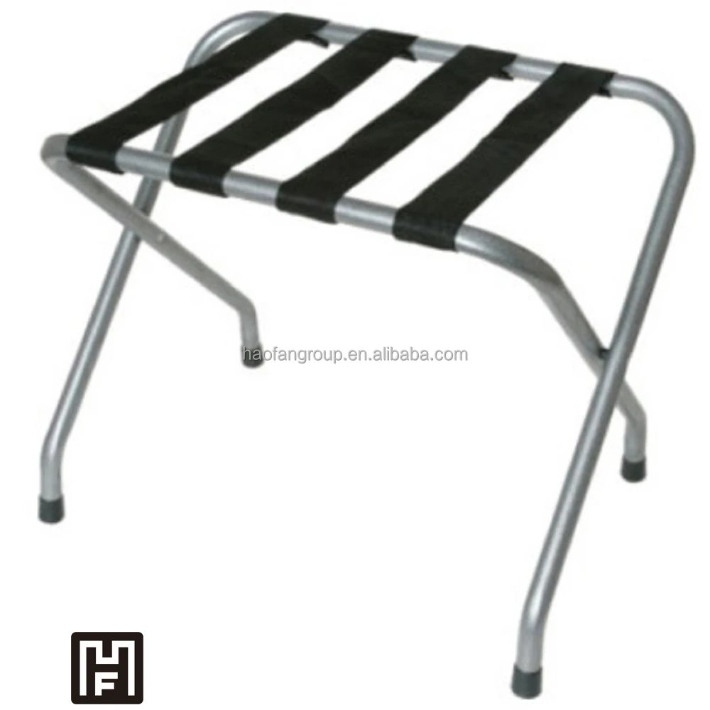 
 Wholesale Durable Stainless Steel 304/201 Luggage Rack for Hotel Motel without Backrest  