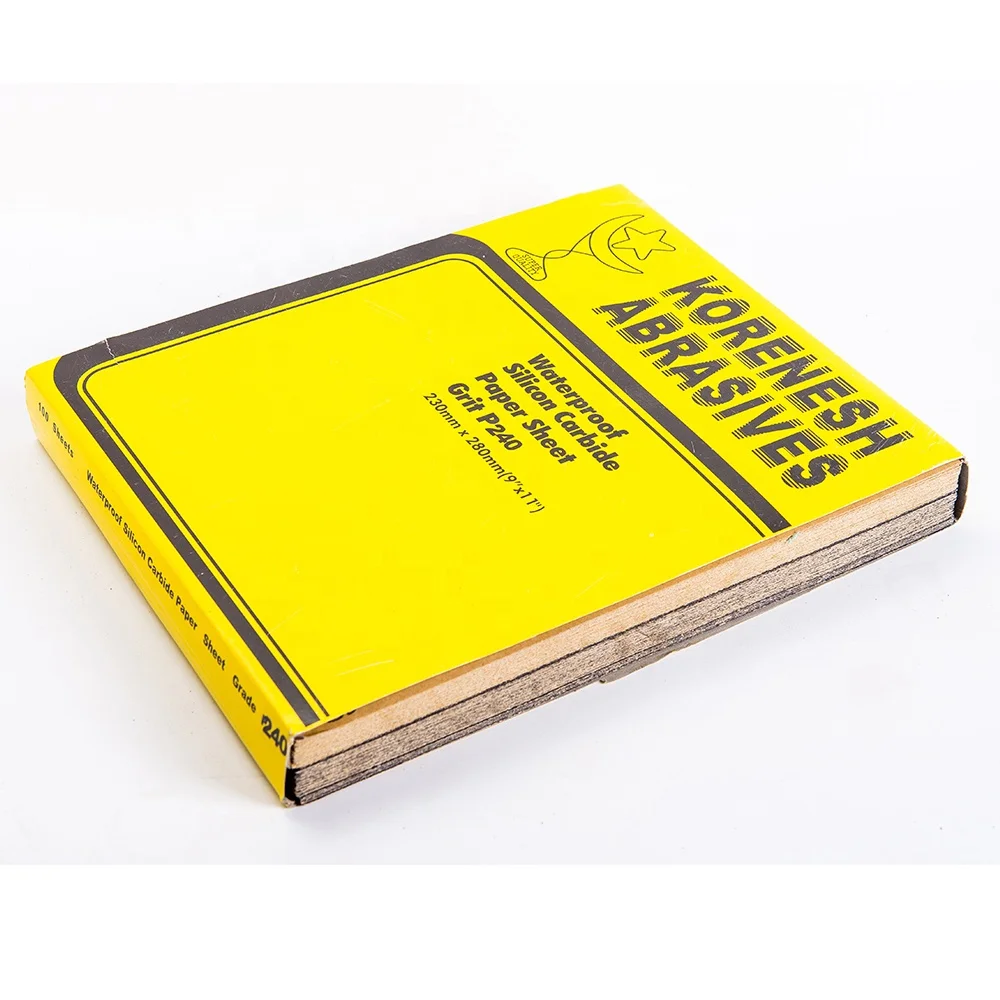 Zhongtai Brand P2000 Super Quality Auto Polishing Sanding Paper