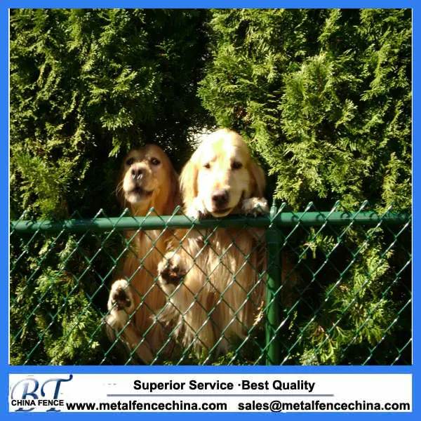 
Wholesale Dog fence Hot Dipped Galvanized Used Construction portable Chain Link dog yard Fence 