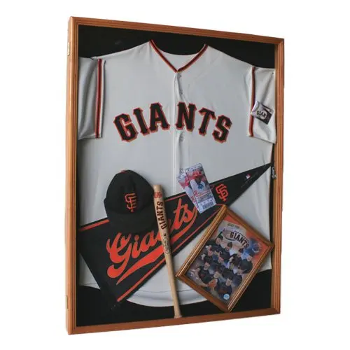 High Quality wall mounted hockey jersey shadow box frame football jersey shadow box