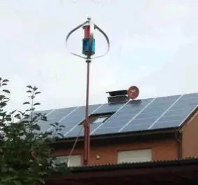 Used 100w vertical axis small wind turbine generator for sale