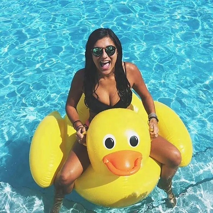 Inflatable duck pool floats swimming pool float