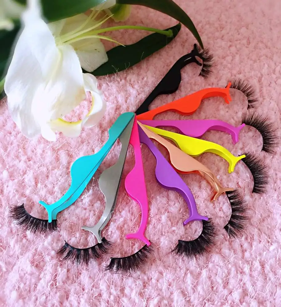 
Пинцет из нержавеющей стали под розовое золото с индивидуальным ярлыком 