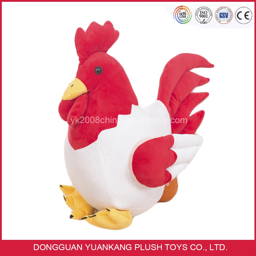 2022 Plush Toys Dolls Decorative Plush Toy Rooster Stuffed Toys For Girls