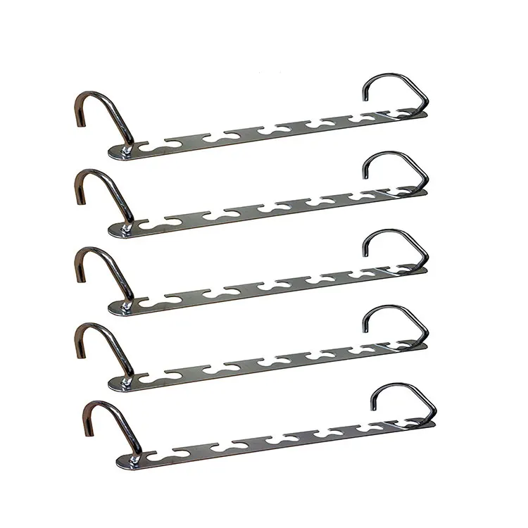 6 x Металл Wonder Магия одежды гардероб вешалка Одежда Организатор домашнего пространства Saver