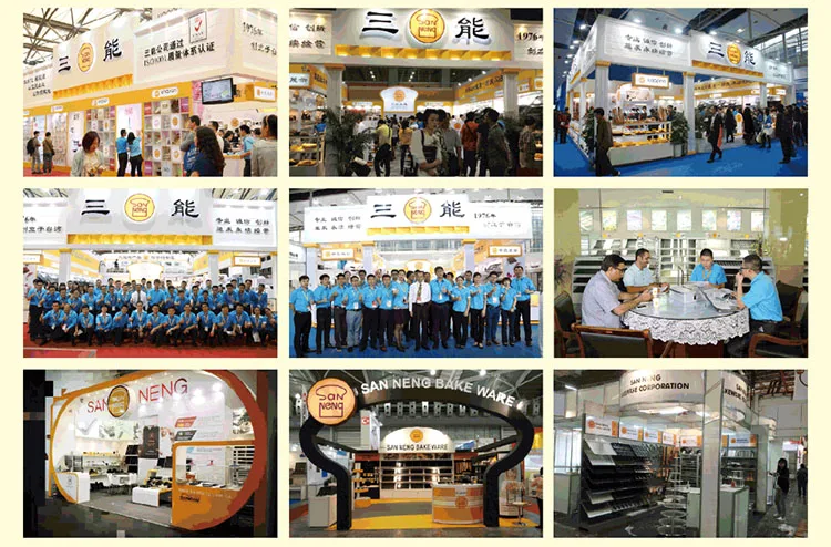 
Aluminum round bottom cake pan set 