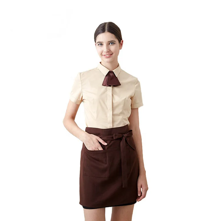 Hotel Workwear/Cafe Shop Bakery Uniform/Restaurant Waiter And Waitress Sets
