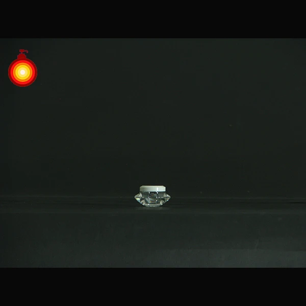 3ml~60ml UFO shape cosmetic container jars for eye cream moisturizer lip balm empty luxury cosmetics jar acrylic jar