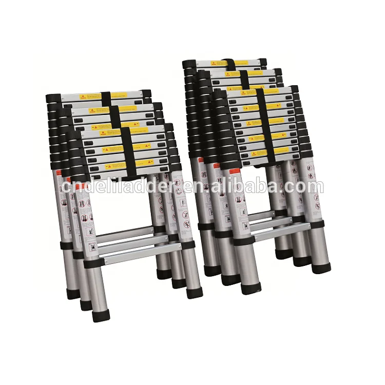 Aldi aluminium telescopic ladder with new EN131-6 soft close