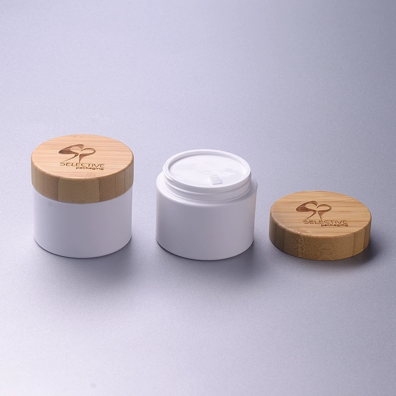 250g white round cheap plastic pp face cream cosmetic jar