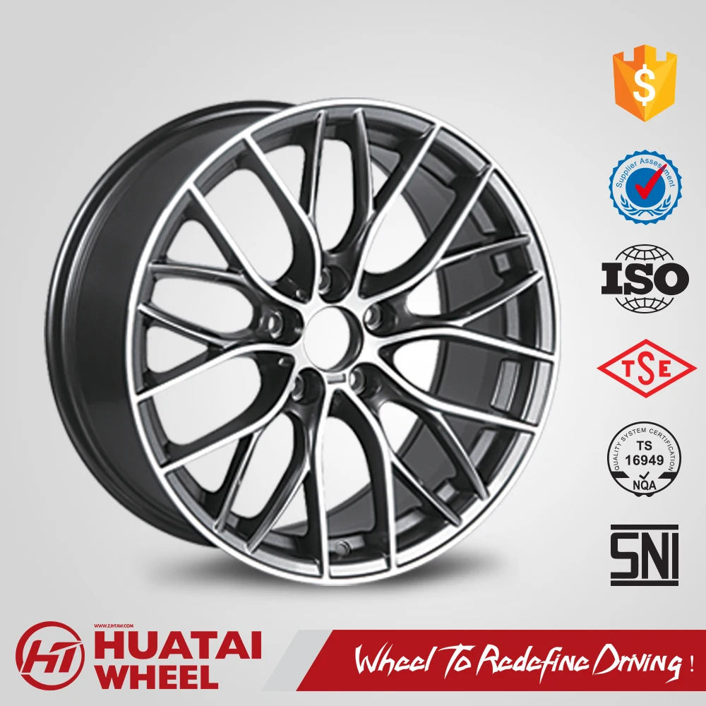 15 дюймов TS обода сплавочных колес бескамерные колеса обод