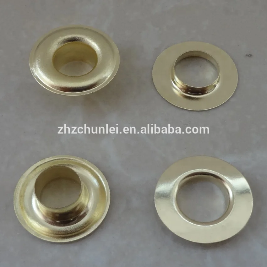 
Brass metal shoe eyelets and grommet for clothing 