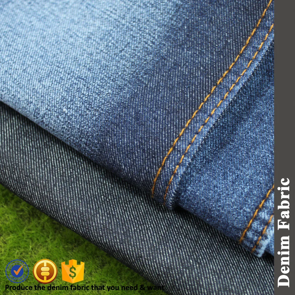 low price raw material denim jeans fabric made in China