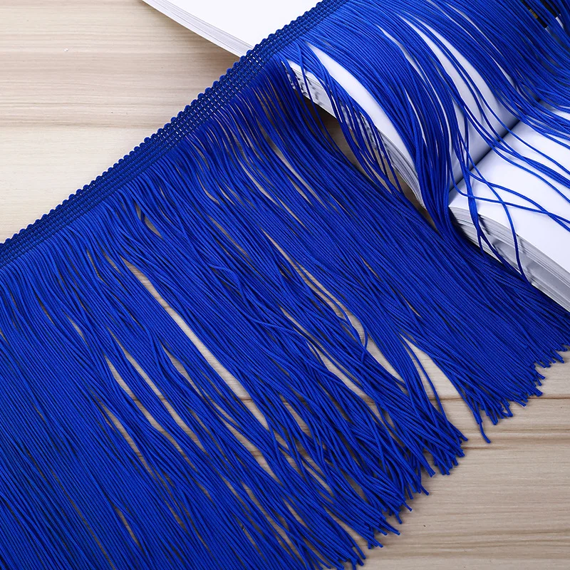 Manufacturer Supply Wholesale More Colors 20CM Nylon Double Thread Tassel Fringe for Dress