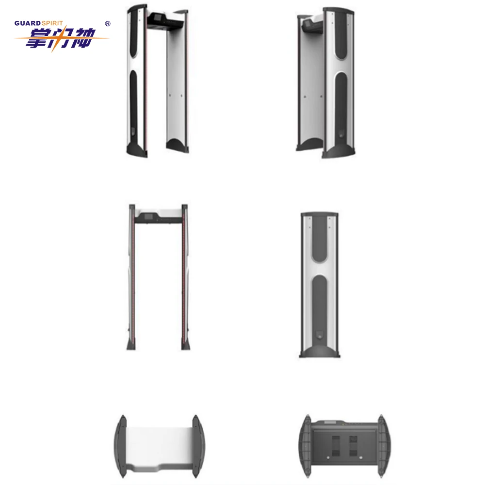 Intelligent detection 24 Security 33 Zones Small metal check Walk Through Metal Detector