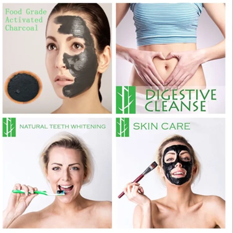 Органический пищевой порошок кокосового угля в скорлупе, химический вспомогательный агент, порошок активированного угля для аморфного углерода in vivo