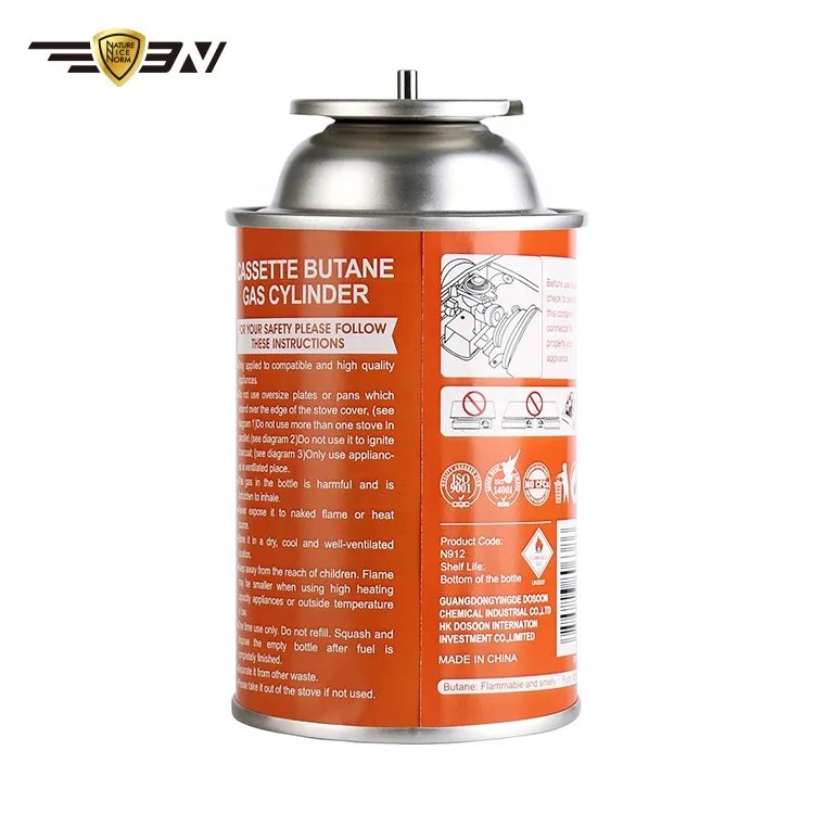
Camping Butane Gas Cylinder(120g) for Portable Butane Cooker, Powerful Camping Butane Gas Cartridge, 3N Easy Use Butane Gas 