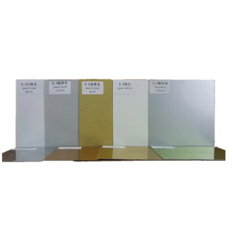 RubySub 0.5MM Thickness Sublimation Glitter White Aluminum Plate Brushed Aluminum Sheet