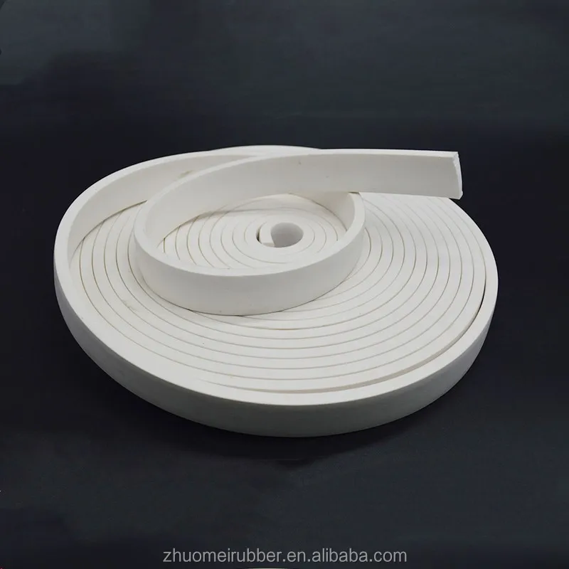 Прямоугольная прокладка из силиконовой пены уплотнительная лента резины