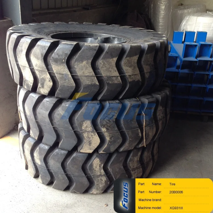 XGMA Wheel Loader XG931II  XG931III XG931H Spare Parts Tire 20B0006 17.5-25*12 GB2980-91