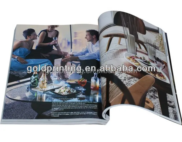 book publishing top factory cheap printing services Fashion Magazine Printing customized magazines