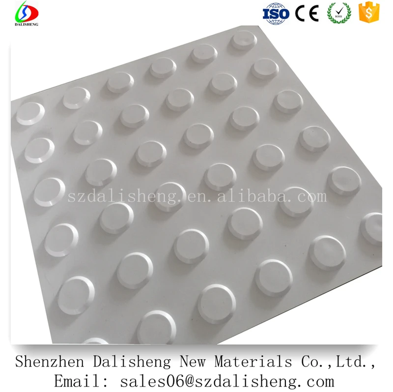 
Rubber Floor Mat Pedestrian Crossing Tactile Paving on stick 