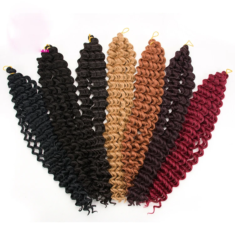 free sample water wave crochet braiding hair extension vendors wholesale cheap pre stretched curly crochet hair bundles