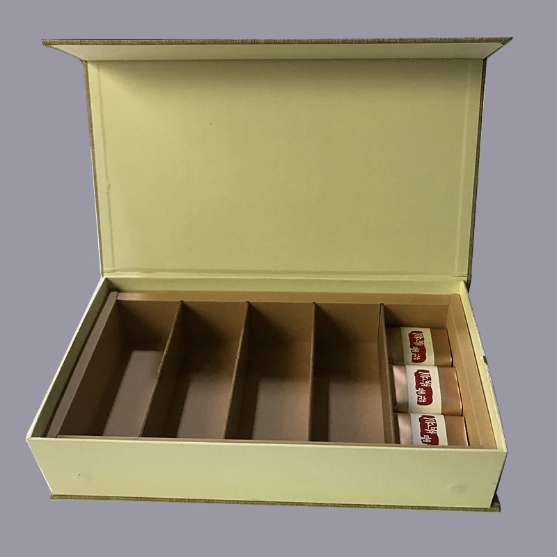 
Handmade Customized Logo Printed brick tea packaging box 