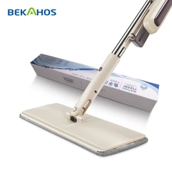 Save power hand free easy mop with microfiber
