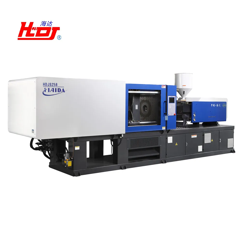 
HAIDA HDJS258 250 ton automatic plastic injection motorcycle molding moulding safety helmet making machine 
