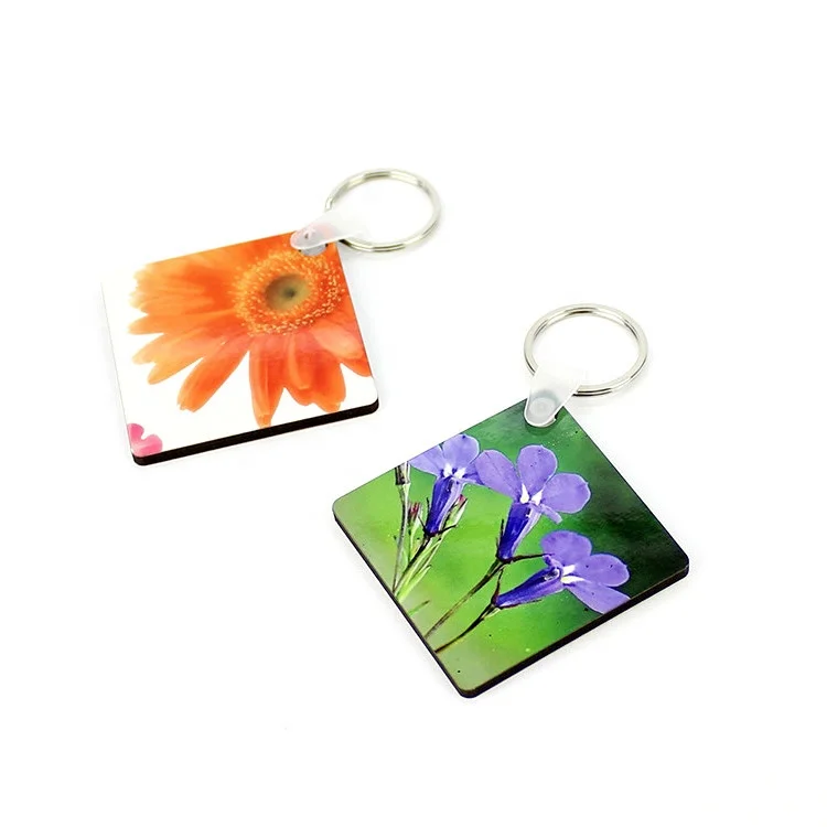 Печатный термопресс чистый сублимационный брелок сублимационный MDF деревянный брелок