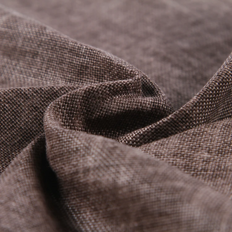 
China supplier textile woven stonewashed greige linen rayon fabric for cloth 