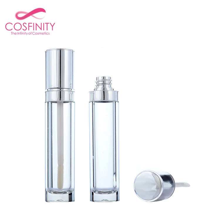 CP02-1166 eco-friendly new empty plastic cute mascara container unique fancy luxury gold lip gloss tube