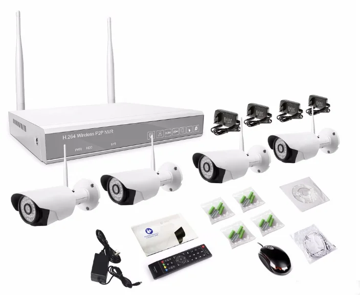 Night Vision Home Camera Wifi Outdoor Wifi Camera 1080P IR Audio Wireless Kit