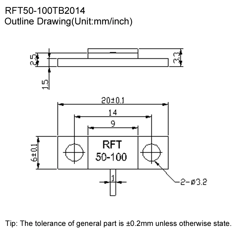 RFTYT 100 Вт 50 Ом Керамический резистор 10 2 450