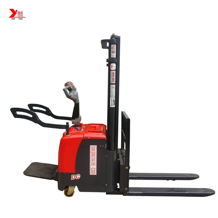 1.5 ton full electric stacker forlift with powerful battery