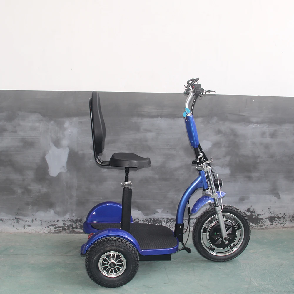 Wholesale New 3-Wheeled Electric Scooter Rear Motor Drive Lithium Battery 1000w Power Bluetooth Smart Disc Brake Seat